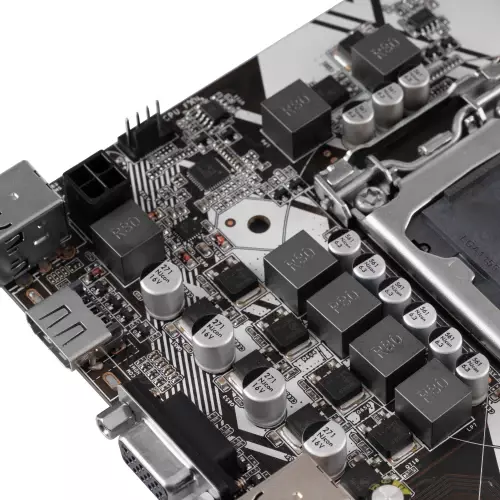 Lapcare H510 Motherboard – Intel H510 Chipset | LGA1200 Socket | DDR4 Support | Micro ATX | NVMe Slot | High-Performance Desktop Board