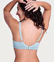 Enamor Bamboo Bliss,Plunge,super soft , Women's everyday T-Shirt Bra -naturally absorbent & Antimicrobial, Padded, Wirefree, High Coverage- IO05