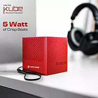 Kube LBS-702 5W Portable Bluetooth Speaker – Mic | BT 5.3 | Multi-Connectivity