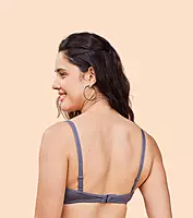 Enamor Women's Perfect Plunge Lift T-Shirt Bra - Detachable Straps, Lightly Padded, Wirefree, Medium Coverage - F023