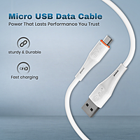 EVM C-017 USB A to Micro USB Cable - White