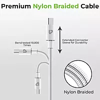 UltraProlink UL1230WHT-0100 - USB C to Lightning Cable Zap+30