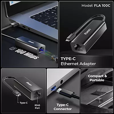 TYPE-C TO LAN FOXIN FLA-100C
