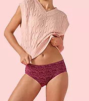 Enamor Chic Stretch Cotton, All Day Comfort, Mid Waist Hipster Panty for Women CR17