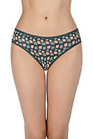 AMANTE Printed Low Rise Assorted Bikini Panties (Pack of 3 Colors & Prints May Vary) 33102 