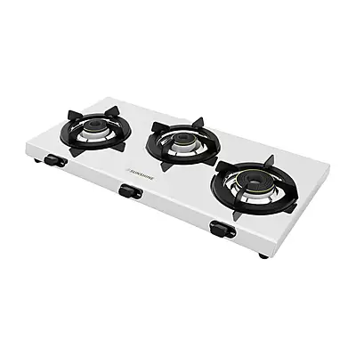 Gas Stove | 3 Burner Chulha, Steel Gas Stove,Manual Ignition