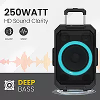 Iron Beats II Wireless Bluetooth Party Speaker | Karaoke Mic Include | 1 Year Warranty