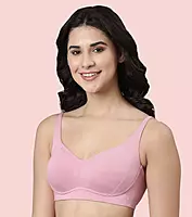 Enamor Innovations Bamboo Bliss, Everyday, Full Support, Women's T-Shirt Bra - Super Soft, Naturally Absorbent & Antimicrobial, Padded, Wirefree, High Coverage- A077