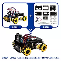 ESP32 Camera Expansion Pack for QD001 (Without Car) ESP32 Camera Expansion Pack for QD001 (Without Car)