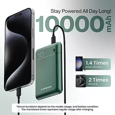 Ambrane PocketCharge (Green) Ambrane PocketCharge (Green)