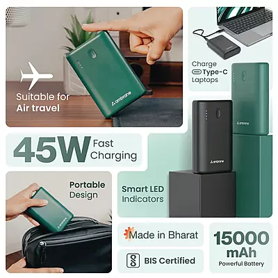POWER BANK AMBRANE POWERLIT 45 15000 MAH