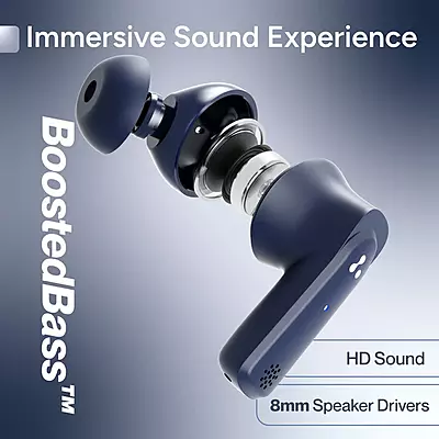 TWS Ambrane Dots Prime Blue