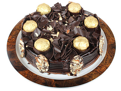 Premium Exotic Chocolate Gold Cake
