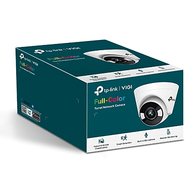 TP-Link VIGI (4mm) 5MP Full-Color Turret Network Camera-VIGI C450 TP-Link VIGI (4mm) 5MP Full-Color Turret Network Camera-VIGI C450
