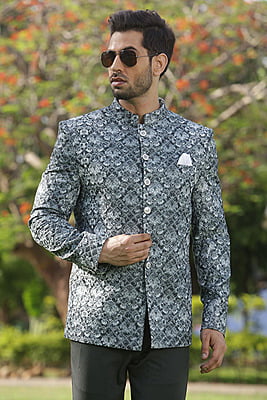 Floral Blue Jodhpuri Floral Blue Jodhpuri