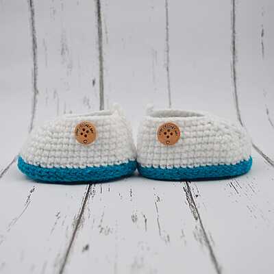 Teal Baby Booties with Double-Layer Sole – Soft & Comfortable Infant Shoes Teal Baby Booties with Double-Layer Sole – Soft & Comfortable Infant Shoes