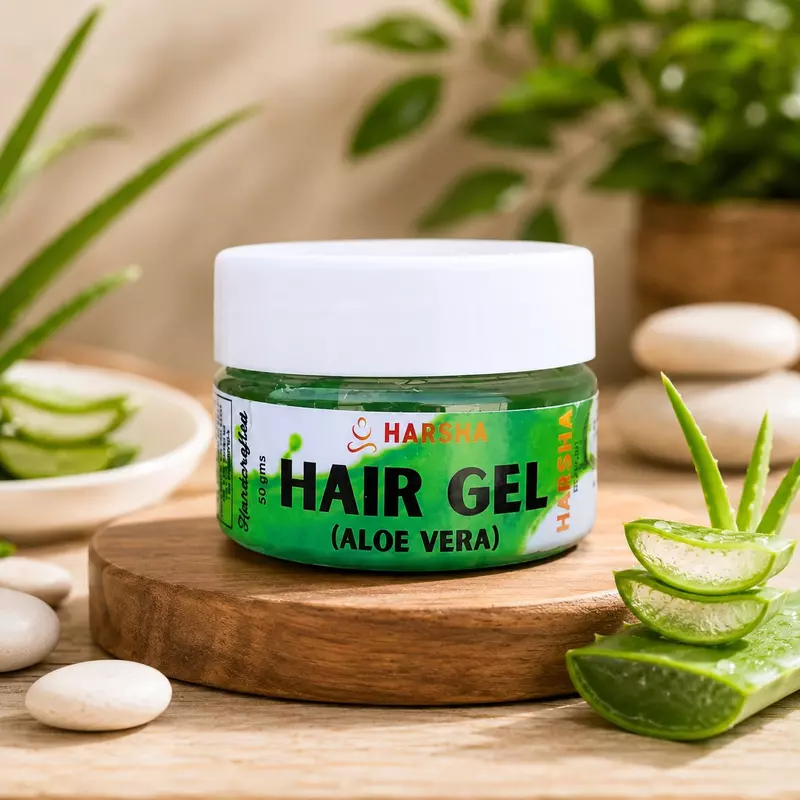 Harsha naturals - Hair Gel - Aloe vera - 50 gms