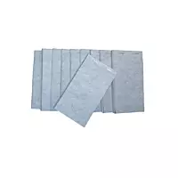 Pack of 10 76mm x 140mm Plain White Duplicate with Carbon Service Pads (PAD15)