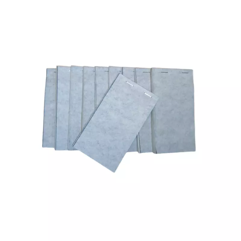 Pack of 10 76mm x 140mm Plain White Duplicate with Carbon Service Pads (PAD15)