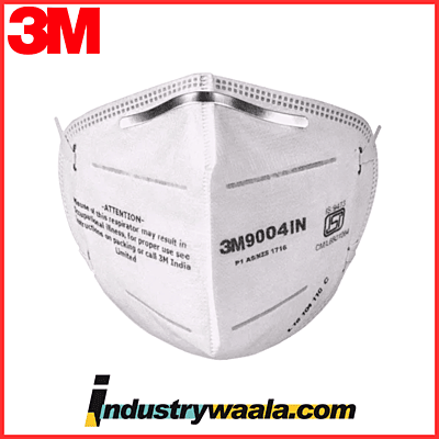 3M 9004IN Flatfold Respirator Mask (Pack Of 10 Pcs)