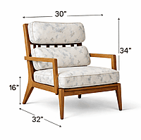 Rene Accent Room Seating High Back Chair