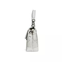 Quilted Crossbody Bag with Adjustable Strap