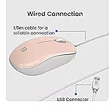Portronics Toad 102 Wired Optical Mouse – 1200 DPI | Ergonomic Design | USB Plug & Play | Blue | Home & Office Use