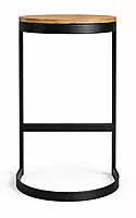 Crosby Industrial Half Round Bar Stool