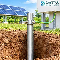 1 meter Galvanized iron (GI) earthing pipes