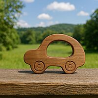 ZoomCar Neem Wood Teether