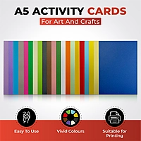 Pack of 50 A5 Violet Purple Coloured Card 160gsm Sheets