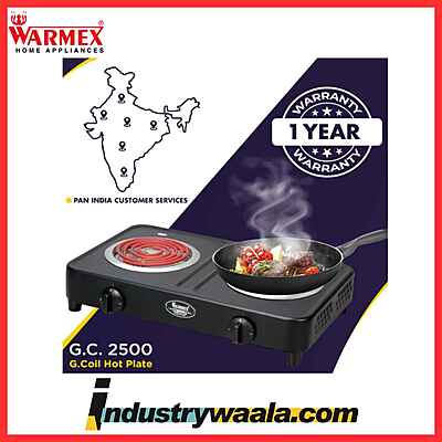 Warmex G C 2500 Hot Plates Fitted with Wire & Plug
