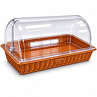 RECT BREAD BASKET W COVER