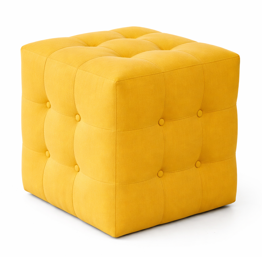 Celine Cube Upholstered Cube