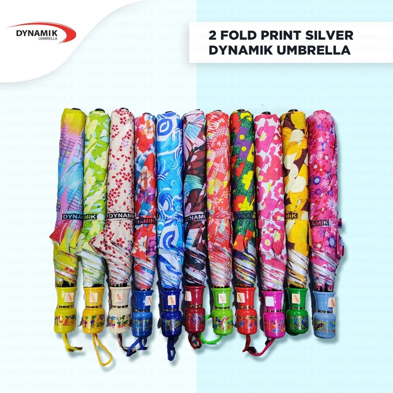 2fold Print Silver Dynamik Umbrella | (Pack of 12pcs) | INR 120/piece