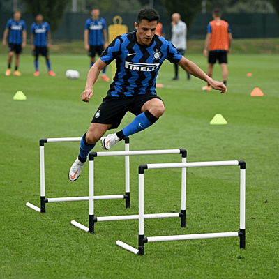 VAYU Adjustible Hurdle (21 inches to 36 inches) Professional Training for Seniors (Set of 3)