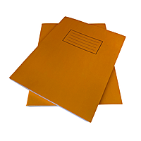 Janrax 9x7"" Orange 80 Pages Feint and Ruled Exercise Book