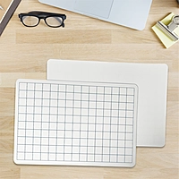 Pack of 12 Square Grid A4 Drywipe Whiteboards