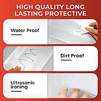 Pack of 10 A4 Clear Exercise Book Covers by Janrax