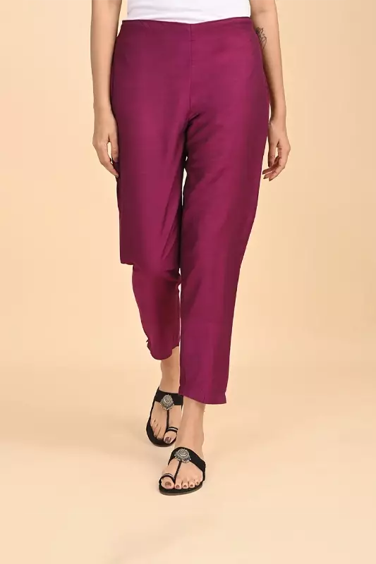 Women Ethnic Trousers - Pink