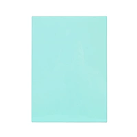 Pack of 8 A4 Plain Cyan Dyslexia Overlay Reading Sheets â€“ PET Material, Rounded Corners