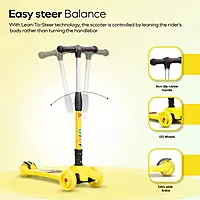 FreeWheel Kick Scooter (Yellow)