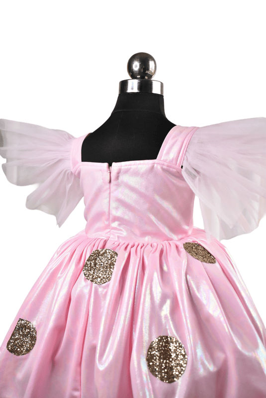 Baby Pink Glitter Teddy Dress