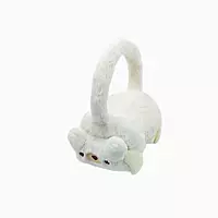 White Plush Cinnamoroll Earmuffs – Fuzzy Winter Ear Warmers
