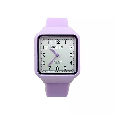 Bolun Lavender Square Quartz Watch - Minimalist Analog