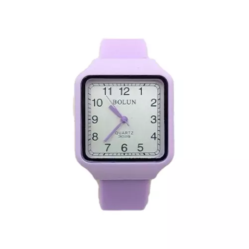 Bolun Lavender Square Quartz Watch - Minimalist Analog