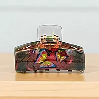 Elegant Printed Hair Claw Clip