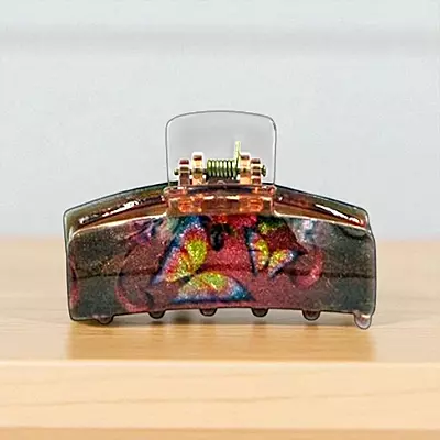 Elegant Printed Hair Claw Clip