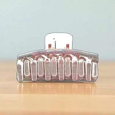 Elegant Printed Hair Claw Clip