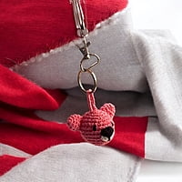 Crochet Teddy Keychain